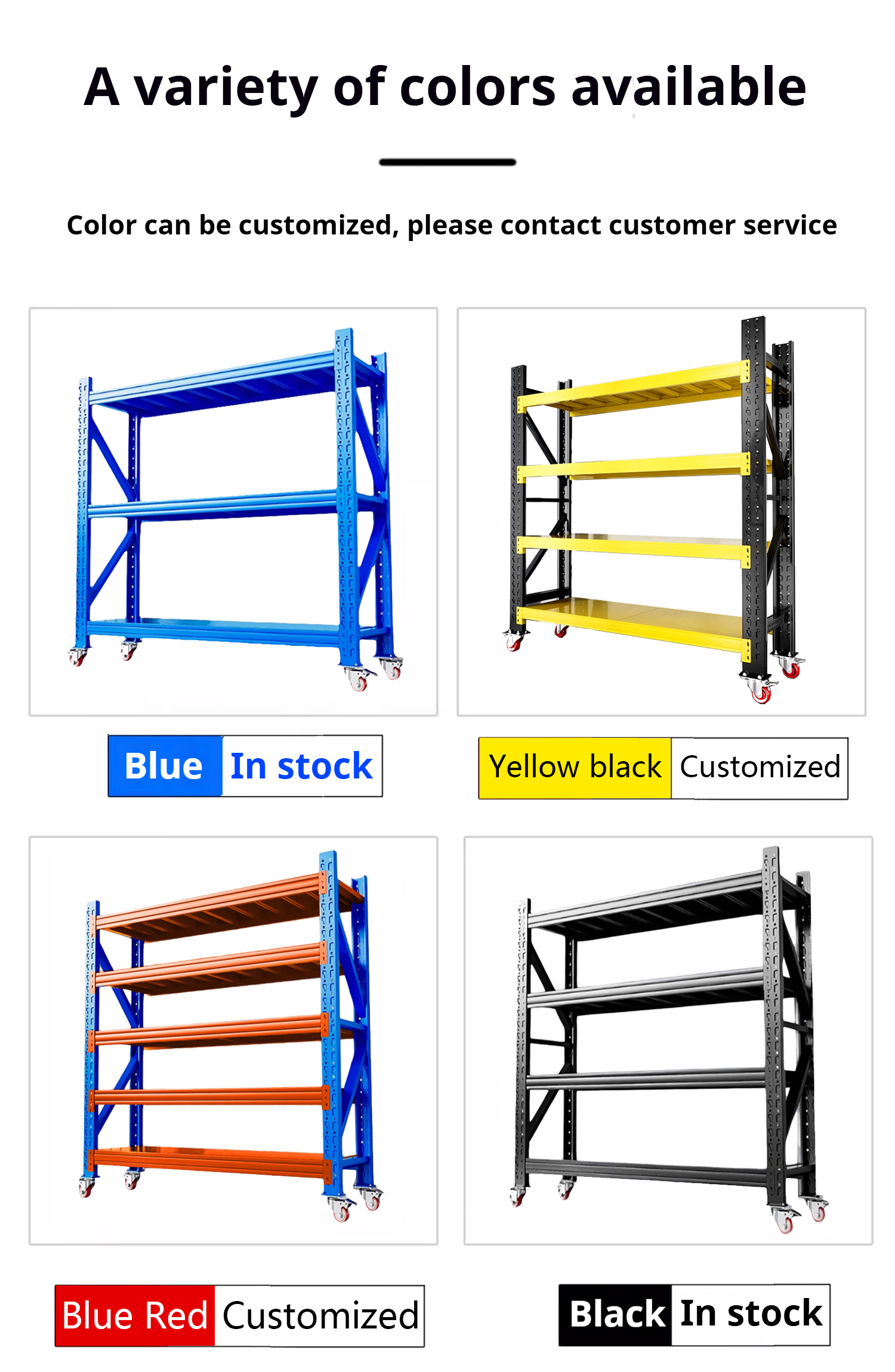 Storage rack display 7