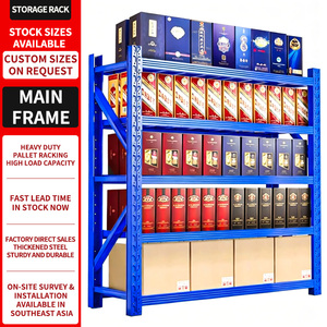 Medium duty warehouse shelving rack 300kg