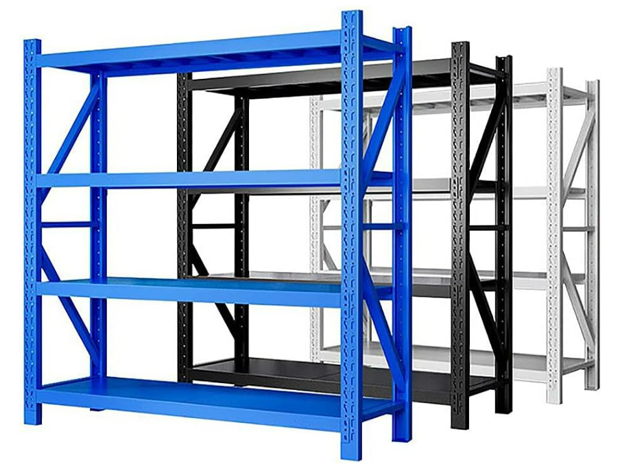 Factory Direct Garage Medium Duty Shelving Rack Warehouse Heavy Duty Selective Racking Shelf Steel Adjustable Storage Shelves