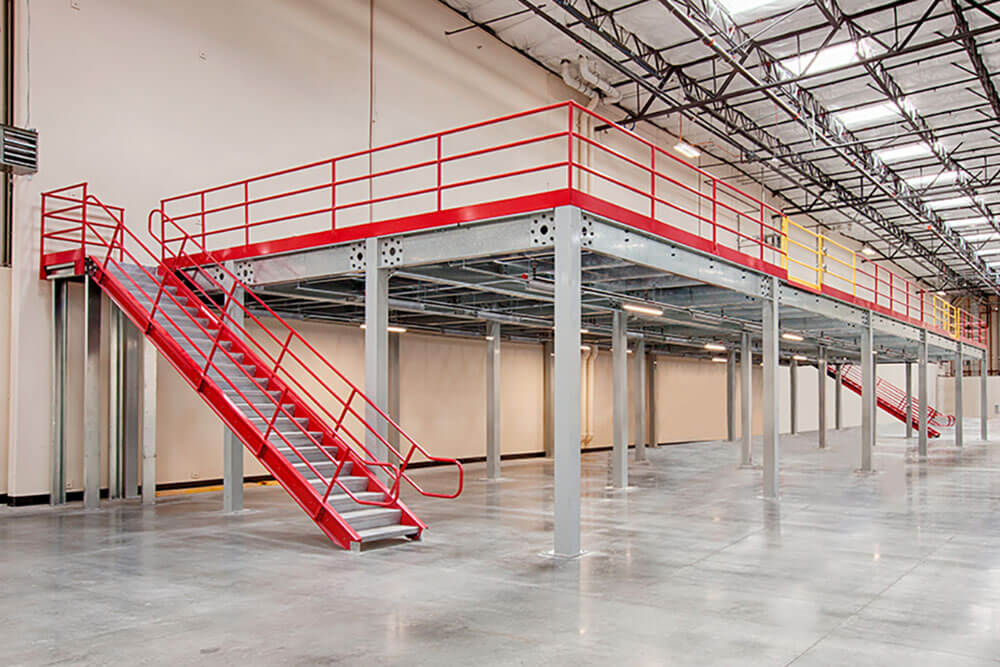 Mracking Steel Mezzanine Floor Multi-Tier Racks Stable Structure Warehouse Storage Metal Design Mezzanine Floor Racking System