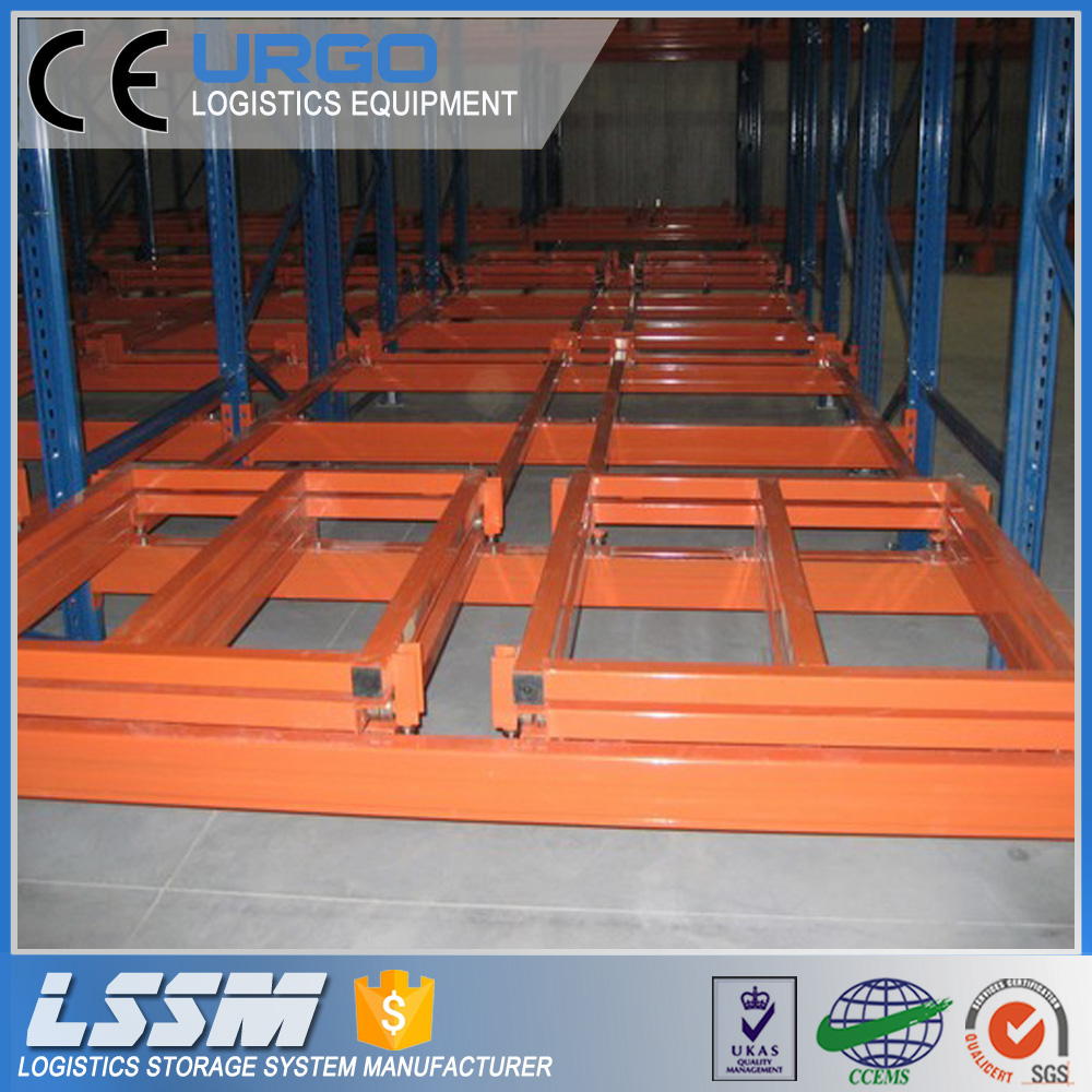 URGO Push Back Pallet Rack Detail View 2