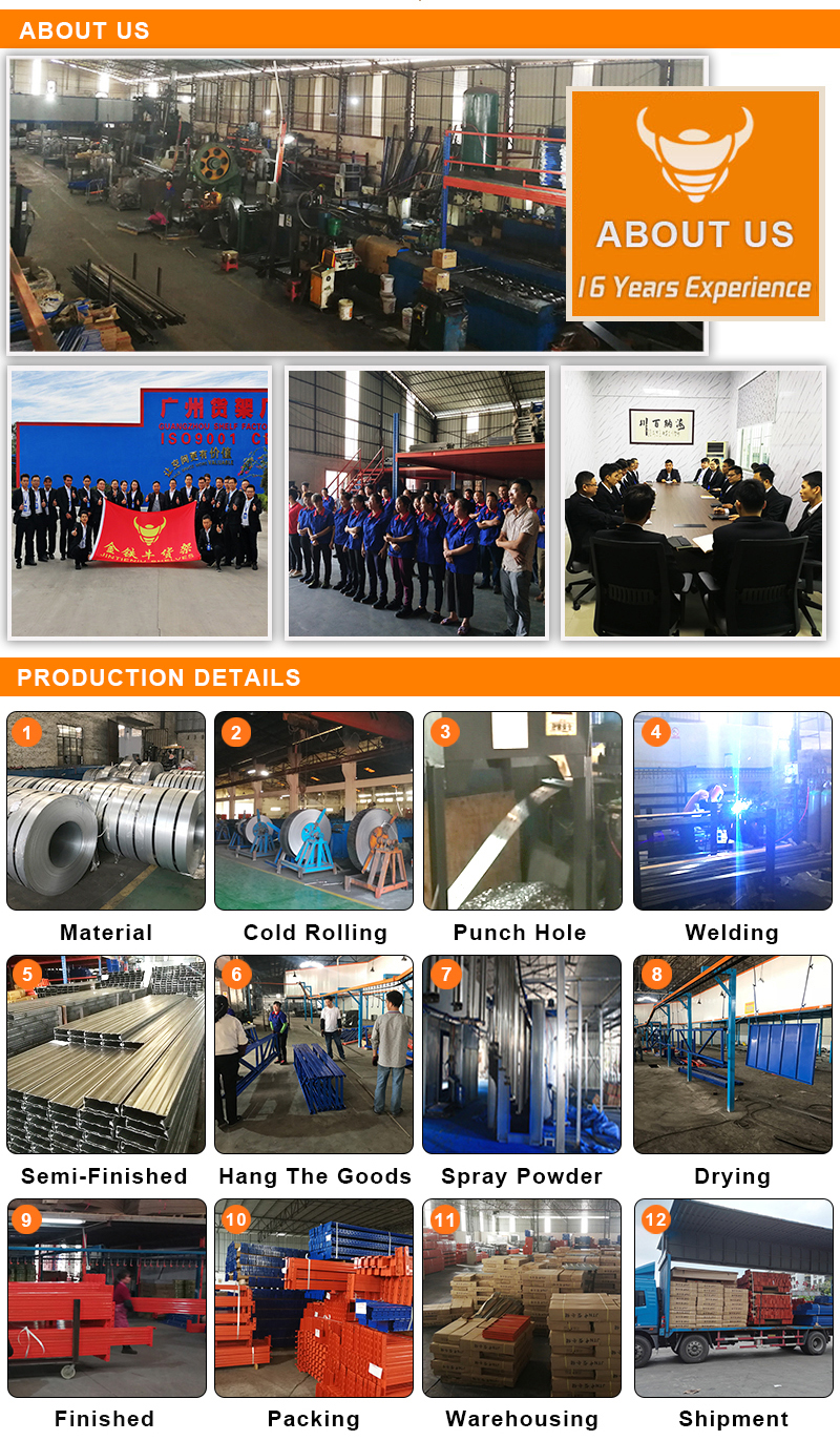 Pallet Flow Racking System Steel Shelf with Roller Tracks Warehouse Rack