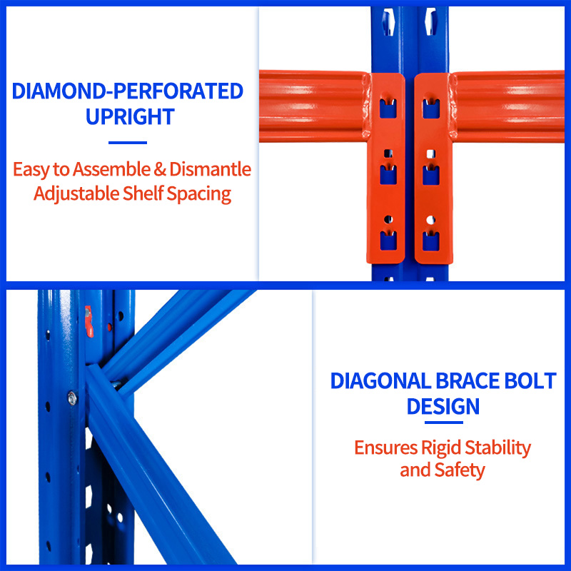 Customized 3-Layer Cold Rolled Steel Heavy Duty Epoxy Powder Coated Mezzanine Platform Pallet Shelving High Capacity Rack