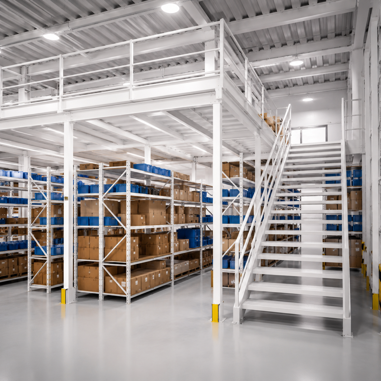 Factory Price Multi Tier Rack Customized Storage Shelf Warehouse Multi-Level Storage Platform Steel Mezzanine Racking System