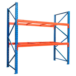 JiaGong Adjustable Steel Selective Beam Main Sub Pallet Rack 4-Layer