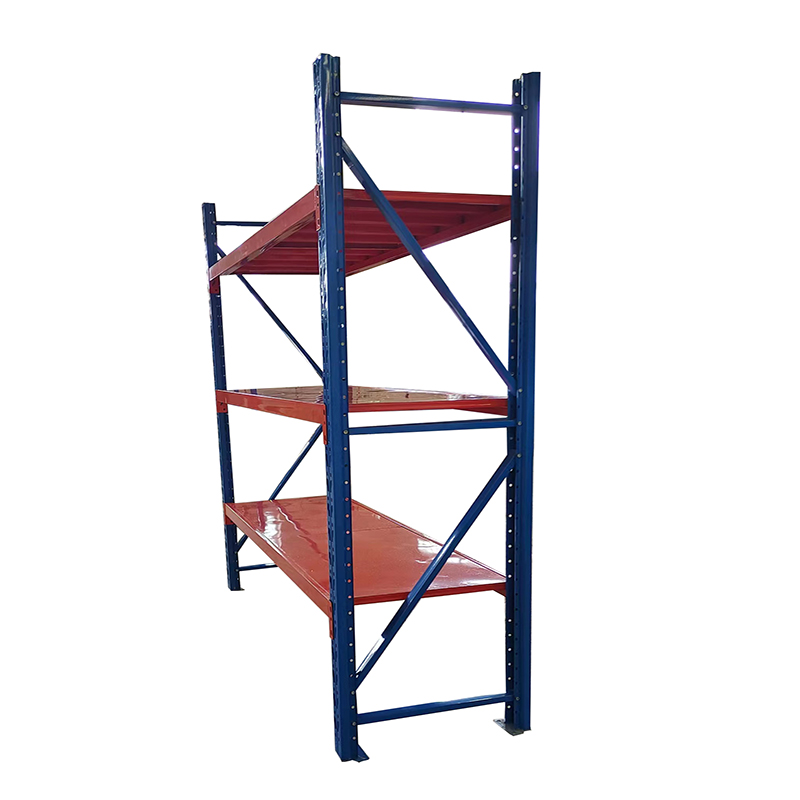 Can Be Adjustable Medium Duty Metal Steel Warehouse Storage Loading Long Span Racks 3 Layers