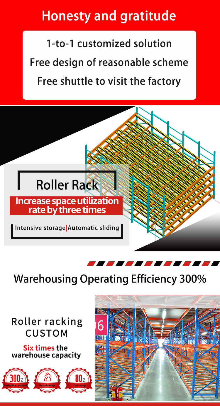 Carton Flow Racking Detail 1