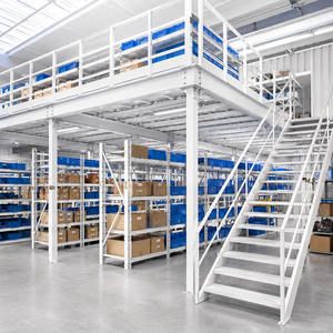 Multi-Tier Steel Mezzanine Platform