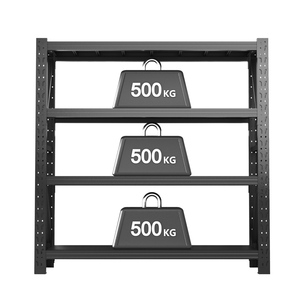 Heavy Duty Steel Shelving Rack 500kg Load Per Layer Industrial Multi-Tier
