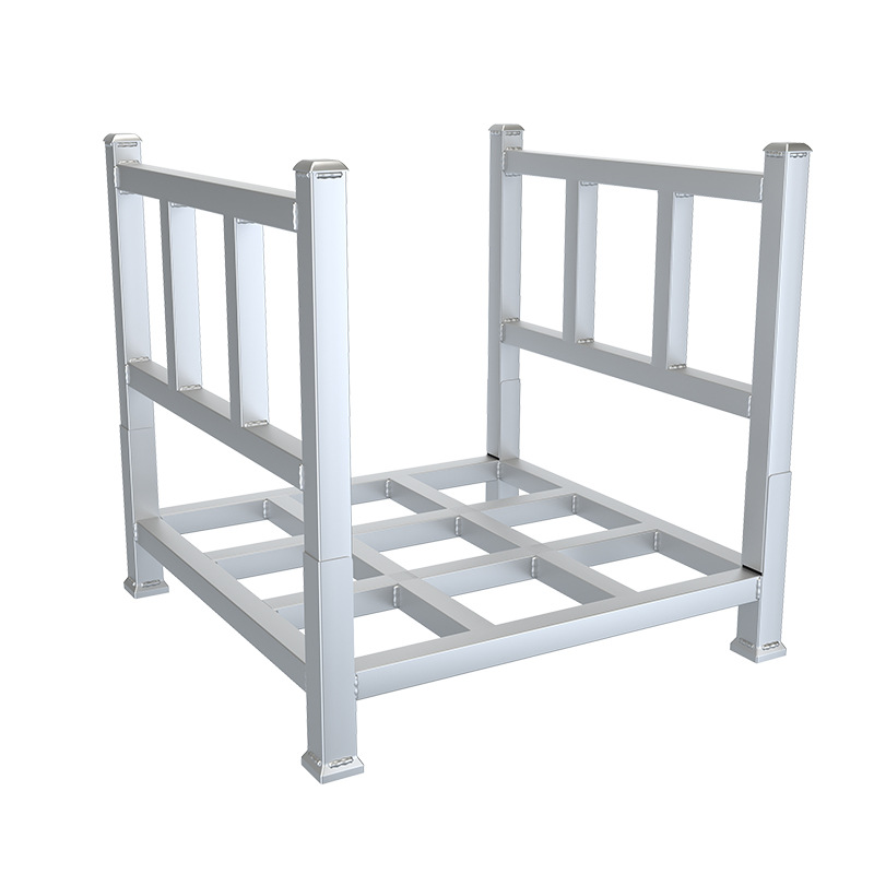 Guangzhou Custom-Made Stackable Folding Steel Pallet Racking Storage Racks Model 202537001 for Warehouse Organization Cold
