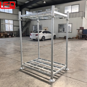 Dip Galvanized Industrial Storage Logistic Equipment Pallet Rack
