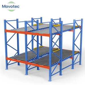 Warehouse Storage Racks Shelving Systems Pallet Rack Gravity Roller Flow Racking Movotec MTG100