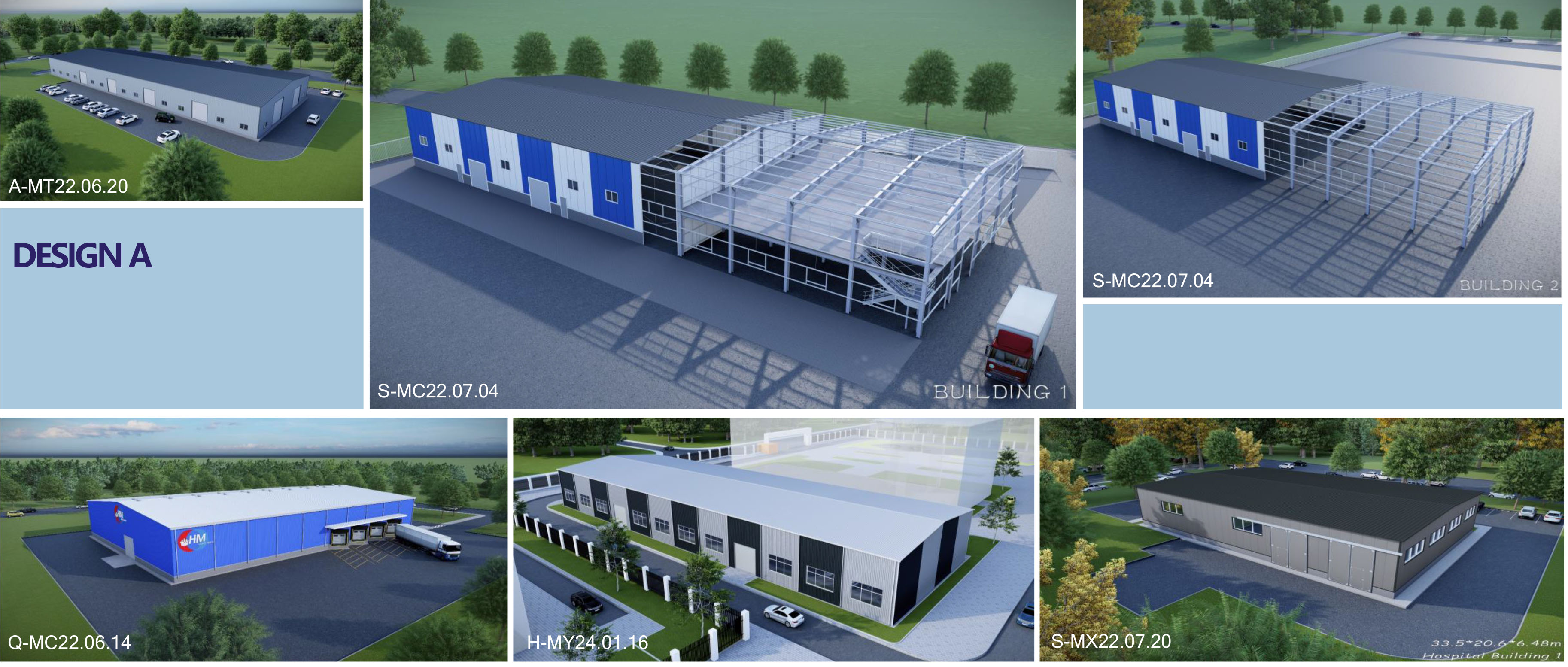 Steel Structure Architectural Engineering Design Drawing