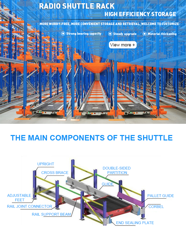 Radio Shuttle Storage Rack