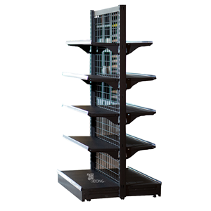 Custom Double-Sided Metal Supermarket Shelf Gondola Shelving