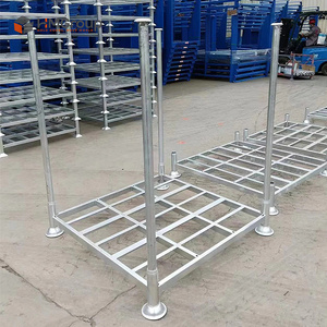 Heavy Duty Industrial Galvanized Metal Steel Storage Stacking Pipe Pallet Stillages