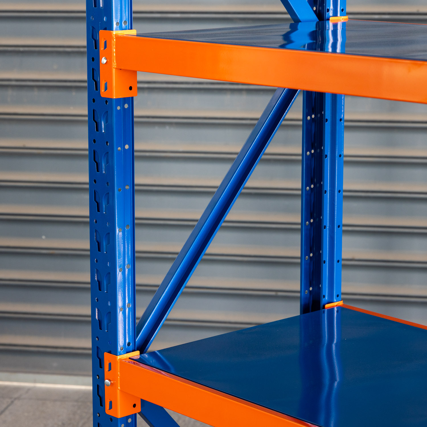 Industrial Adjustable High Performance Steel Medium Duty Shelving Long Span Racking