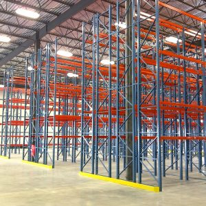 Double Deep Pallet Rack Heavy Duty Pallet Storage Racking 500kg-3000kg Per Layer Construction Warehouse Storage
