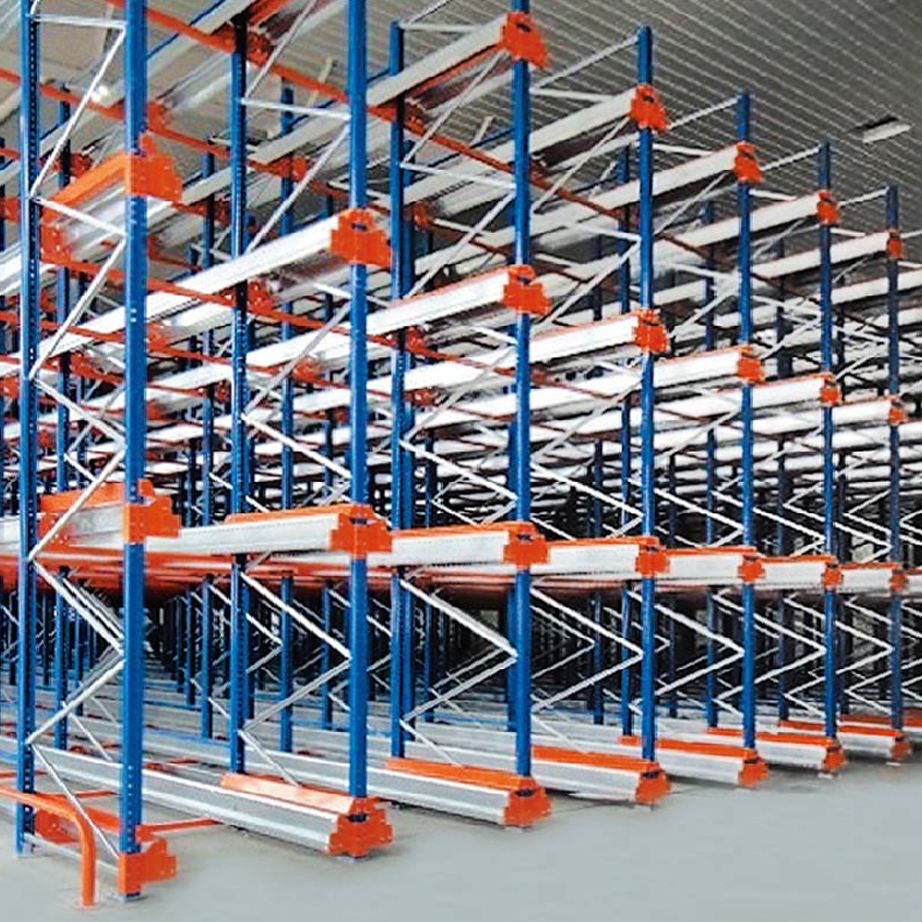Stable Structure 5 Layer Heavy Duty Shuttle Pallet Racking Custom Intelligent Warehouse Storage System for E-commerce