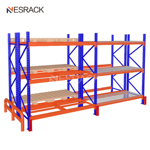 Adjustable Boltless Durable 4-Layers Steel Heavy Duty Pallet Rack
