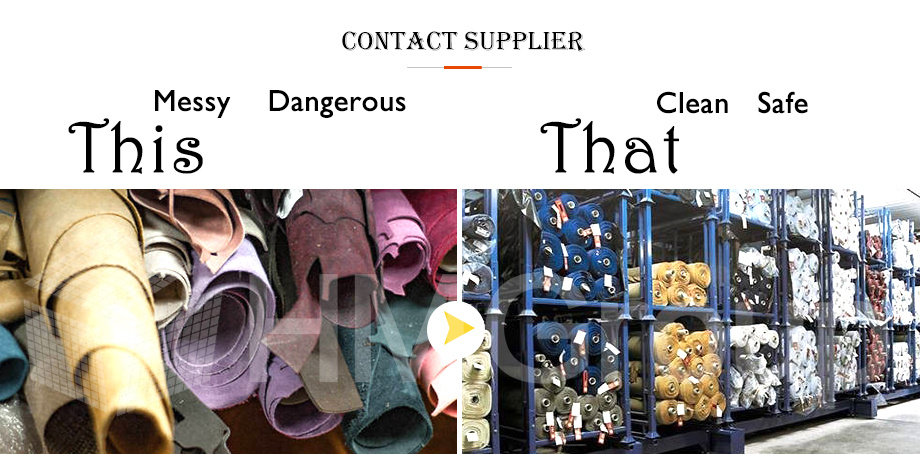 Customization Warehouse Stacking Heavy Duty Powder Coated Rolls Fabric Warehouse Rack