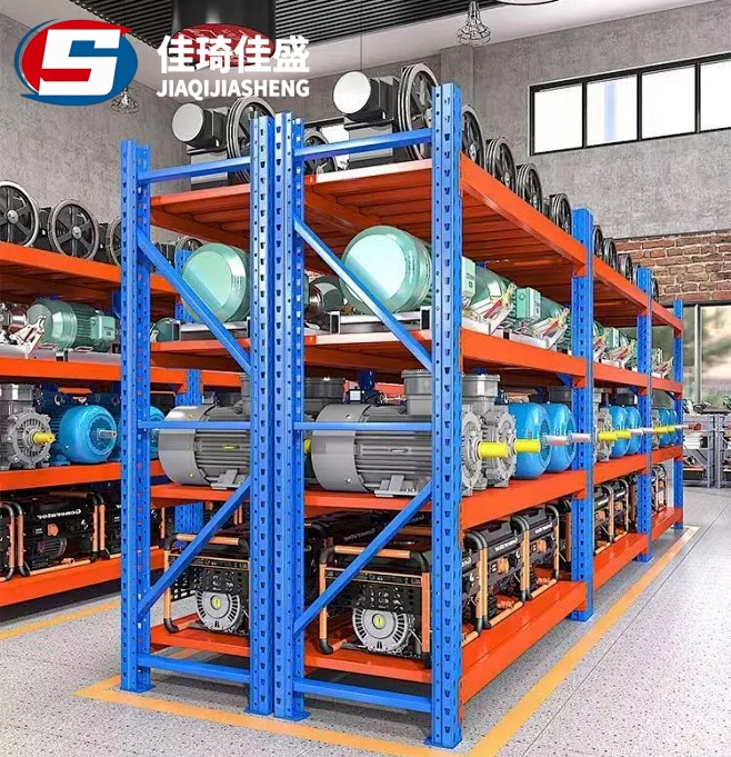 Multi-Level Long Span Boltless Warehouse Rack 500kg Capacity Industrial Steel Shelving Anti-Corrosion Boltless Pallet Racking