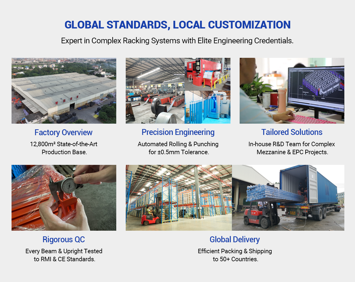 Stable 5 Layer Steel Longspan Shelving System for Commercial Warehouse Picking with Step Beam Design and Customized Sizes