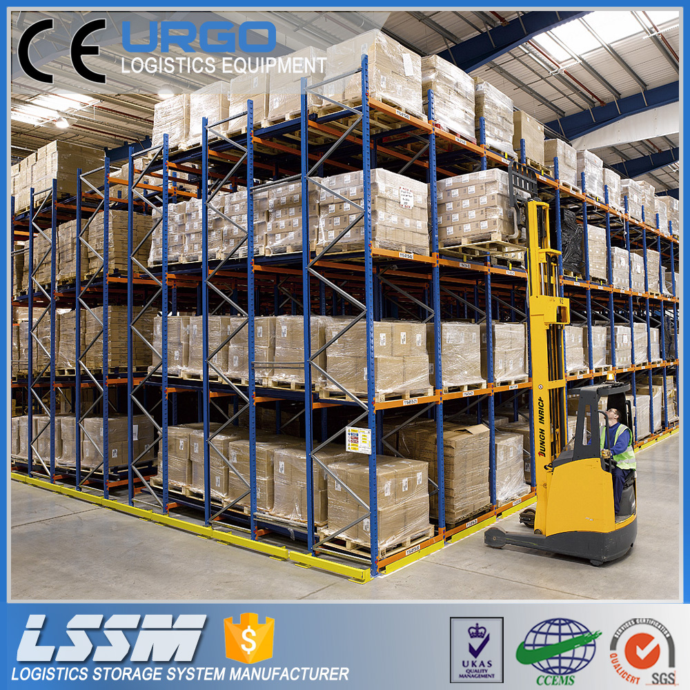 URGO Push Back Pallet Rack Detail View 1