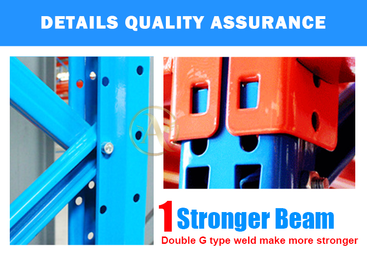 Custom Heavy Metal Interlayer Two-Level Platform Storage Racks Durable Steel Shelving System for Warehouses