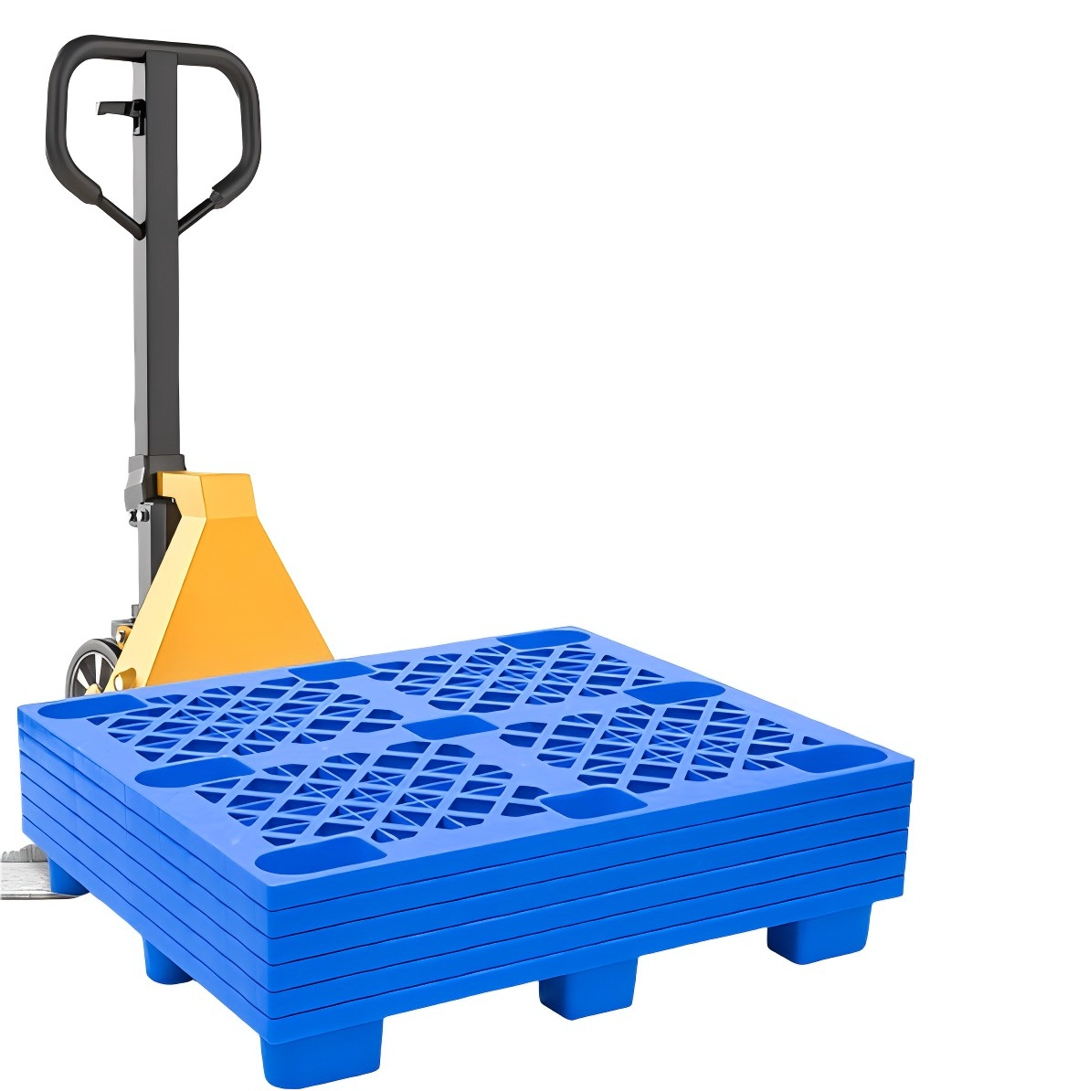 Industrial HDPE Pallet Storage Rack for Garage-Customizable Colors High Capacity 800-4000kg Anti-Static &amp; Anti-Collision
