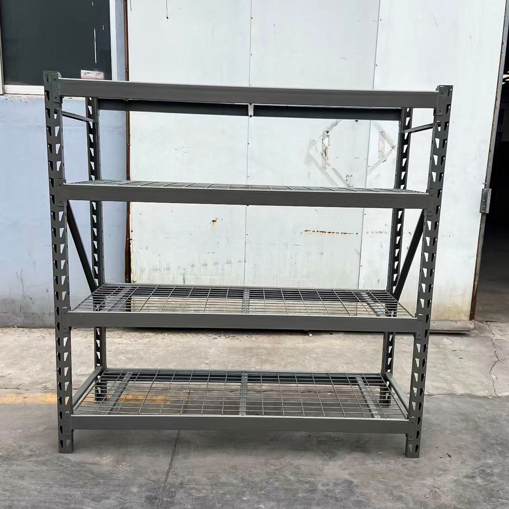 Warehouse Racking System for Light Duty Pallet Storage | Industrial Metal Rack Corrosion Protection Selective Pallet Rack Carton