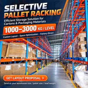 Conventional Steel Pallet Racks for Forklift Access