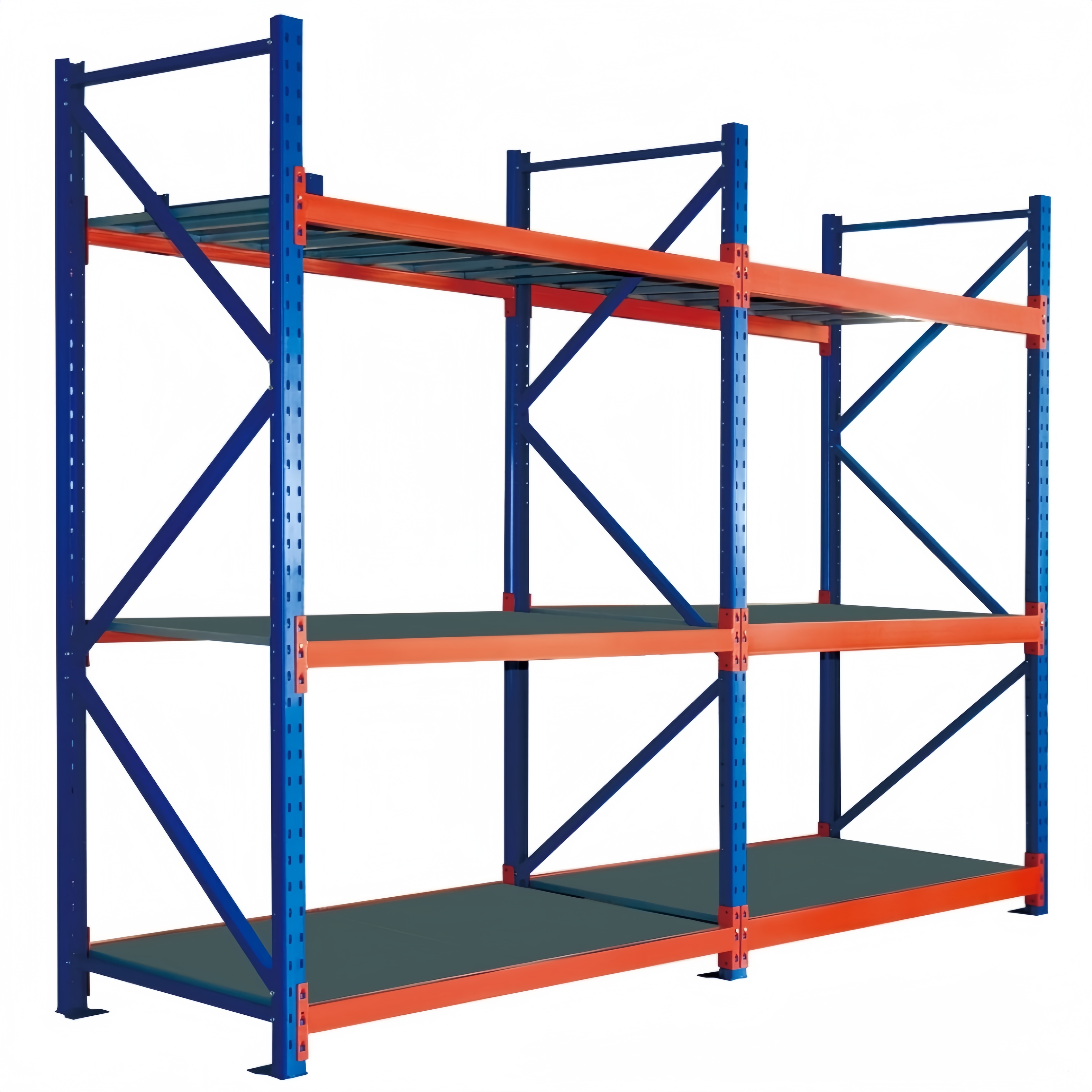 Long Span Medium Duty Stackable Industrial Warehouse Storage Shelving Cargo Equipment Bin Steel Q235 for Certified