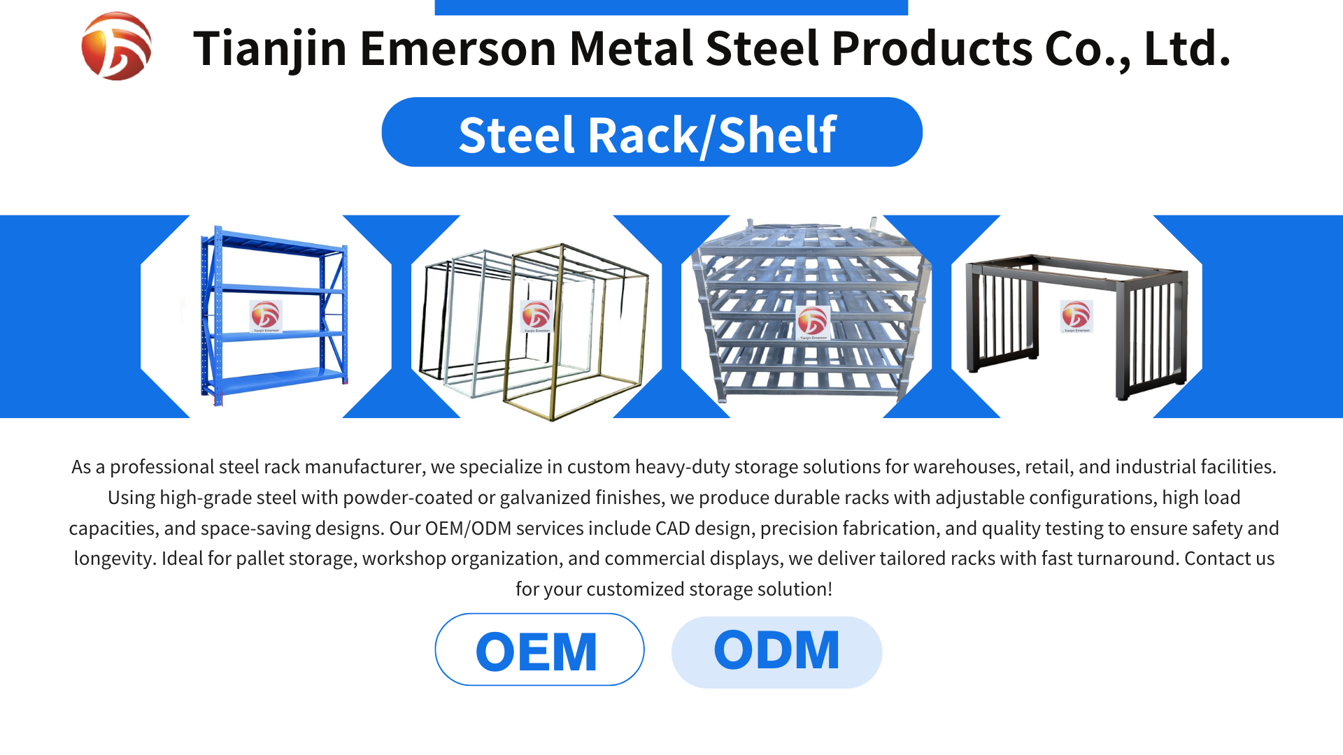 Steel Rack/Shelf Banner