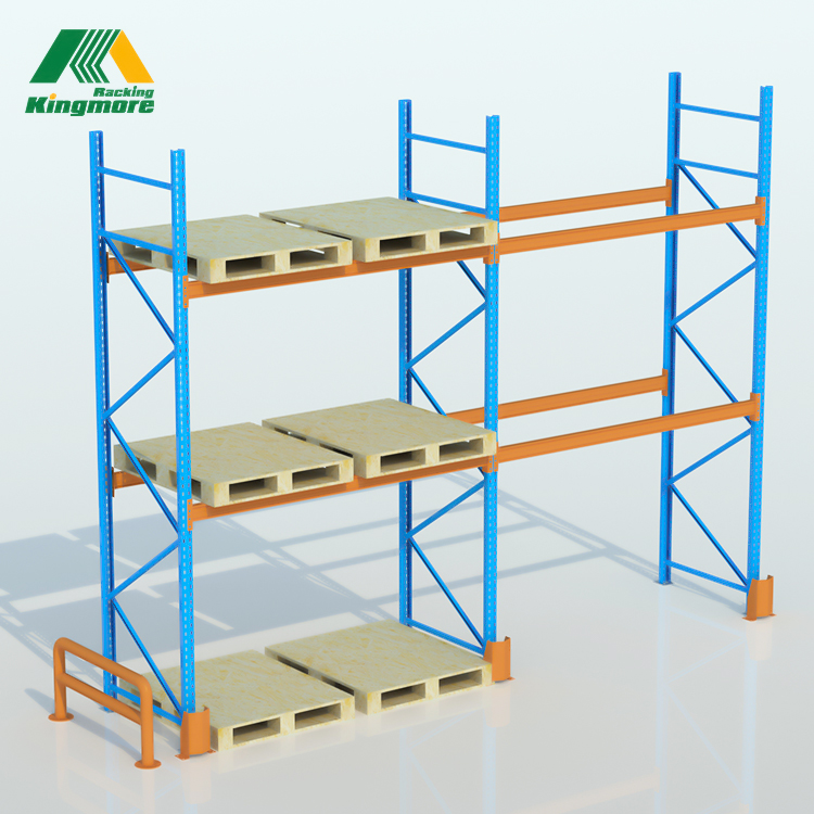 industrial galvanized steel rack heavy duty pallet racking system VNA/double deep high density warehouse storage racks