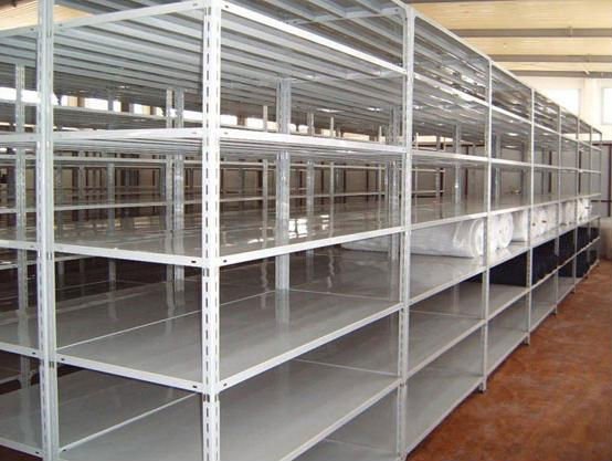 5 Tier Cheap Light Duty Shelving Metal Storage Slotted Angle Shelf or Rack