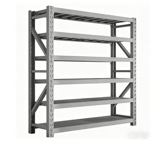 Boltless heavy duty metal warehouse storage shelving