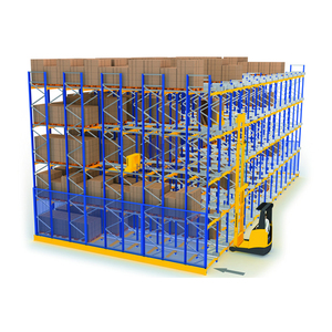 Durable Shuttle Heavy Duty Rack System Asrs 4-Way Shuttle Racking Automated Radio Shuttle Racking System for FIFO & LIFO
