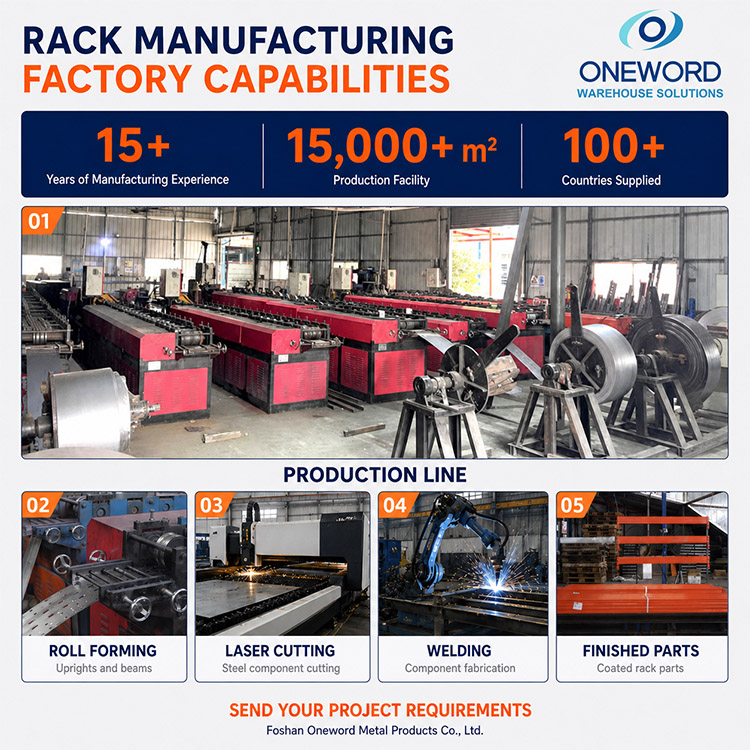 Heavy Duty Selective Steel Pallet Racks with Powder-Coated Finish for Industrial Warehouse