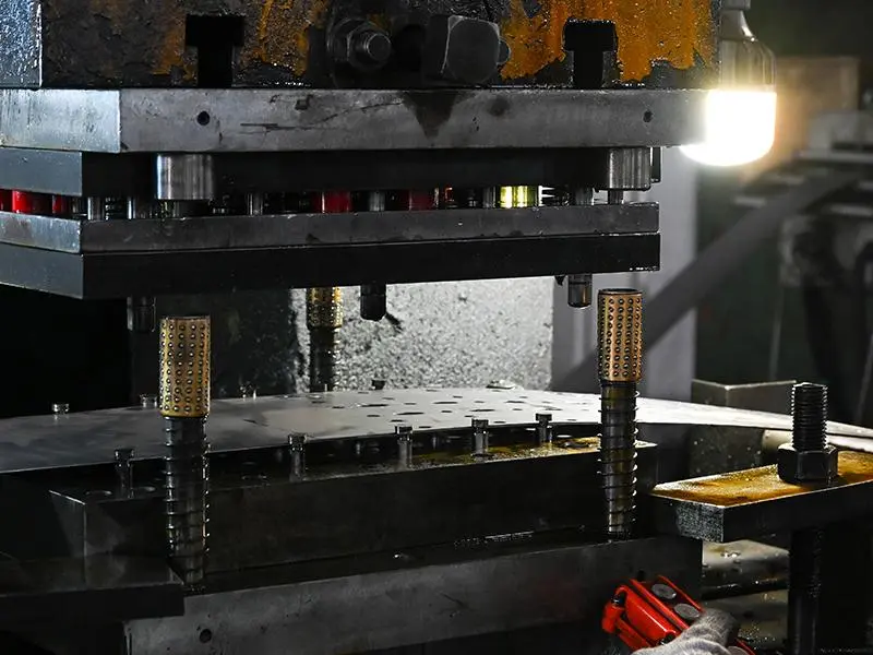 Automated CNC Upright Hole Punching