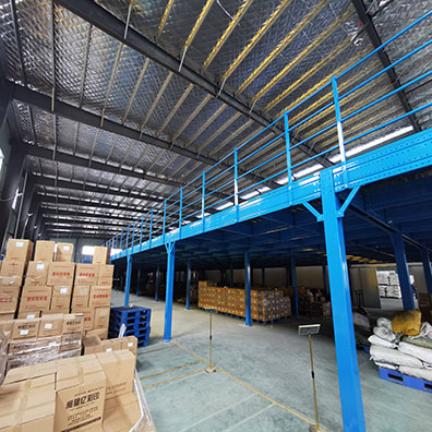 Mracking Steel Mezzanine Floor Multi-Tier Racks Stable Structure Warehouse Storage Metal Design Mezzanine Floor Racking System