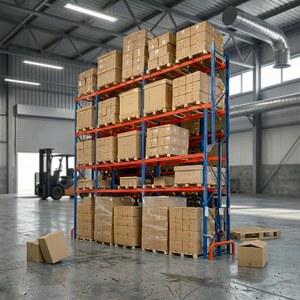 1000kg 2000kg 3000kg Per Layer Heavy Duty Cold Rolled Steel Epoxy Powder Coated Pallet Racking System For Factory Warehouse