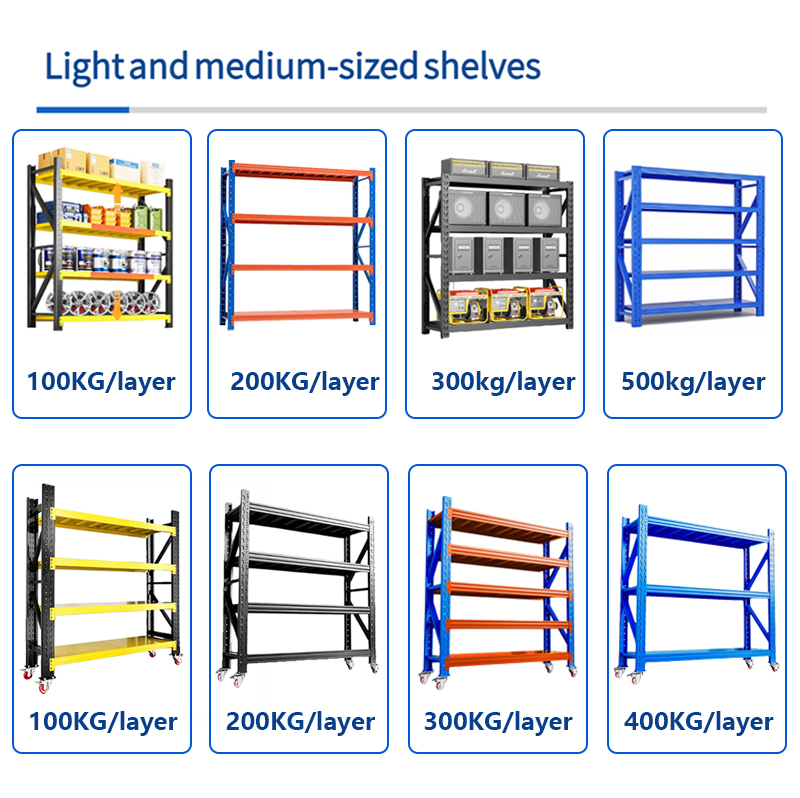 Stacking Racks &amp; Shelves Industrial Garage Storage Metal Boltless Shelves Adjustable Detachable