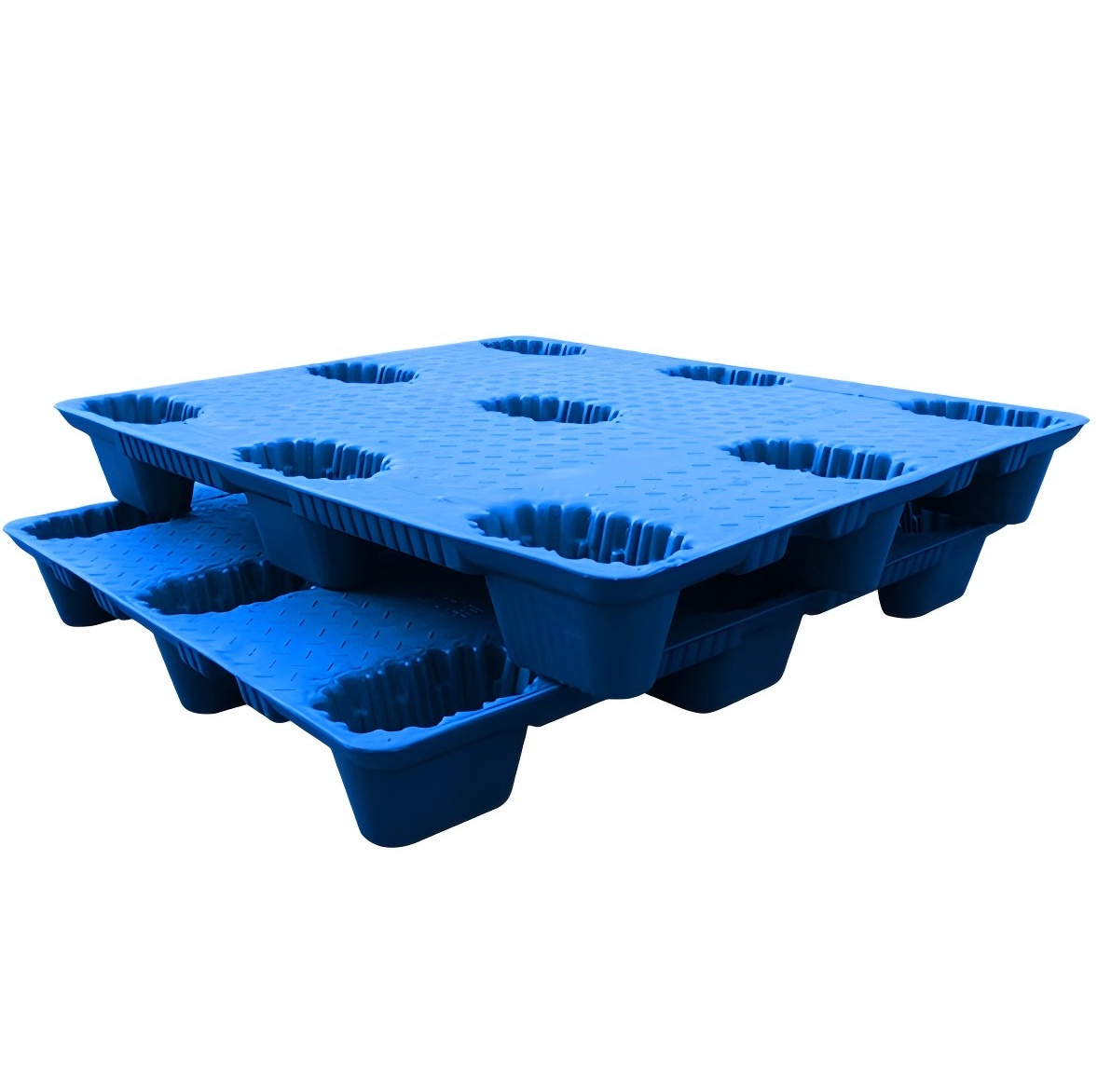 Industrial HDPE Pallet Storage Rack for Garage-Customizable Colors High Capacity 800-4000kg Anti-Static &amp; Anti-Collision