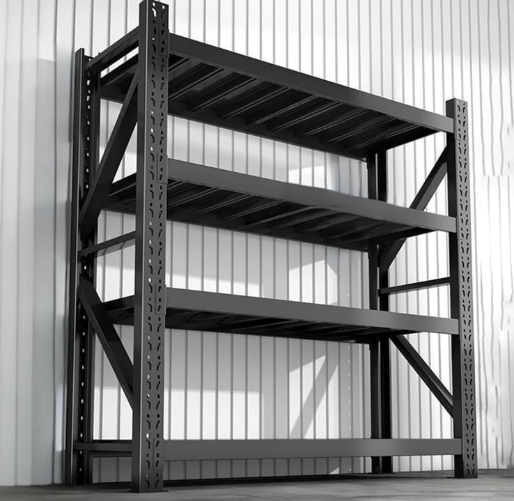 Factory Direct Garage Medium Duty Shelving Rack Warehouse Heavy Duty Selective Racking Shelf Steel Adjustable Storage Shelves