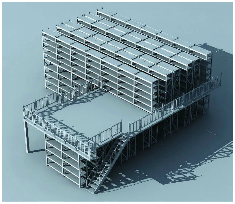 Warehouse Steel Structure Attic Details