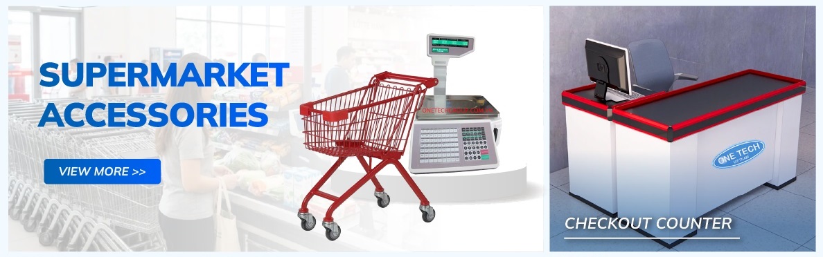 Supermarket Accessories and Checkout Counter