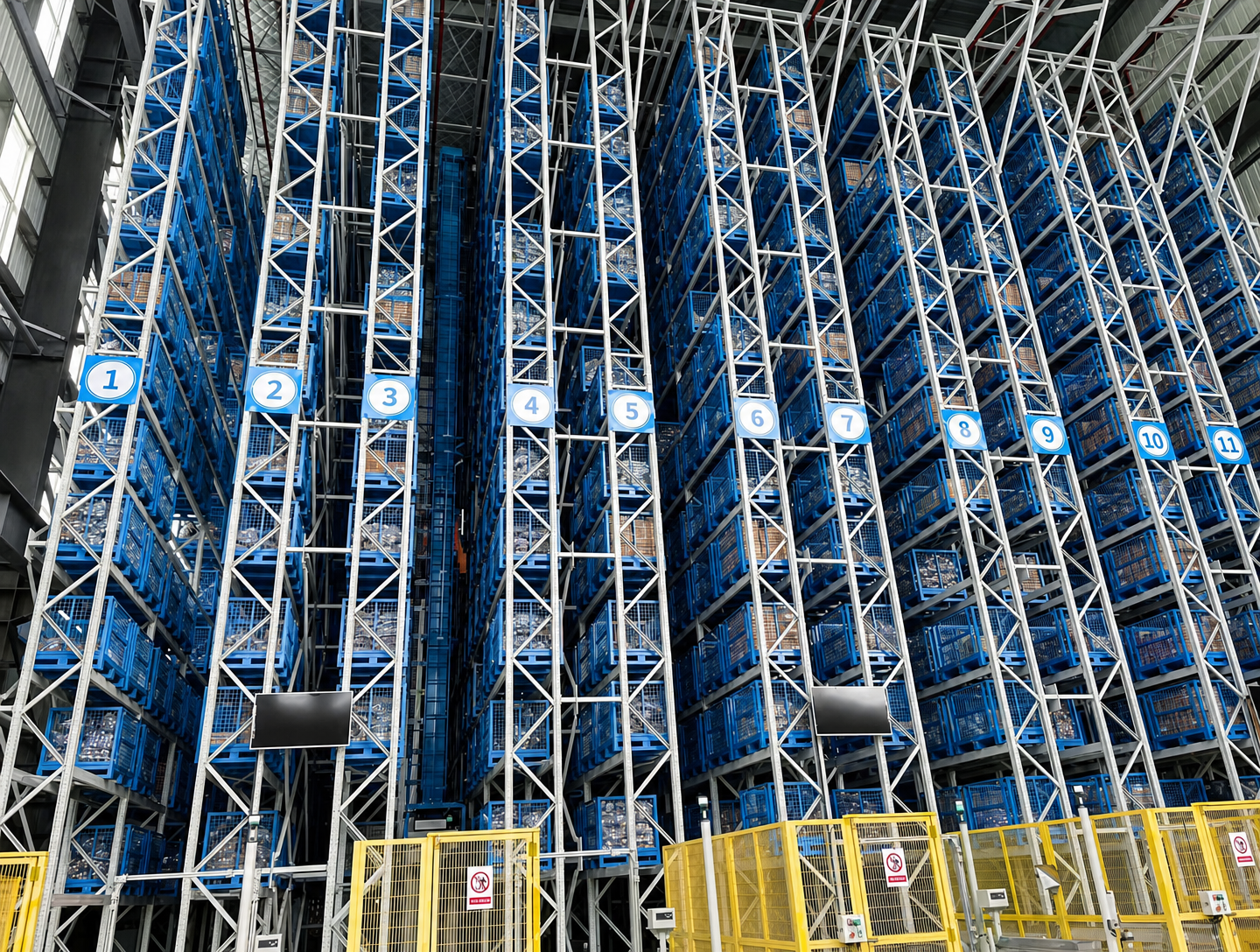 AS/RS Automated Storage and Retrieval System, High Bay Heavy Duty Pallet Rack for Automated Warehouse