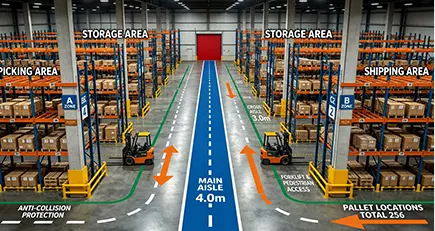 Full Warehouse Layout Optimization