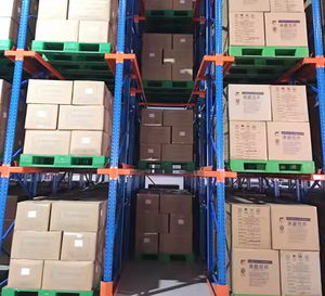 Heavy-Duty Adjustable VNA Pallet Racking System Metal Warehouse Rack